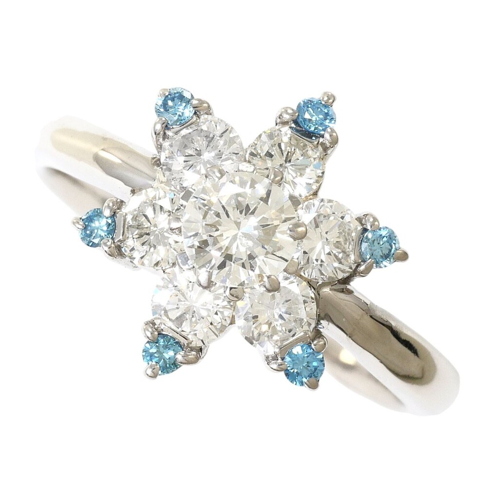 VINTAGE Silver Diamond Ring